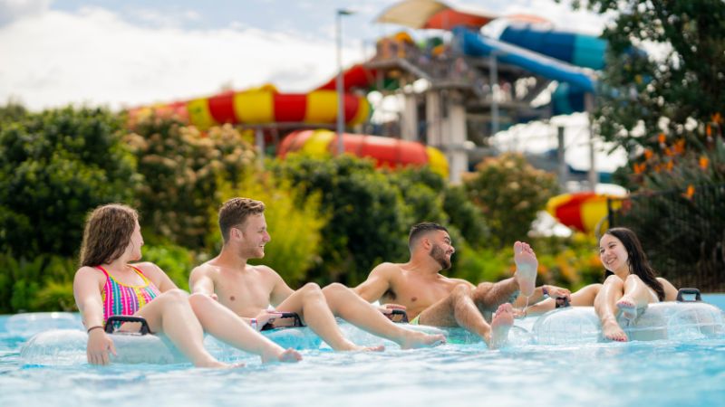 Chilling in Dinosaur lagoon