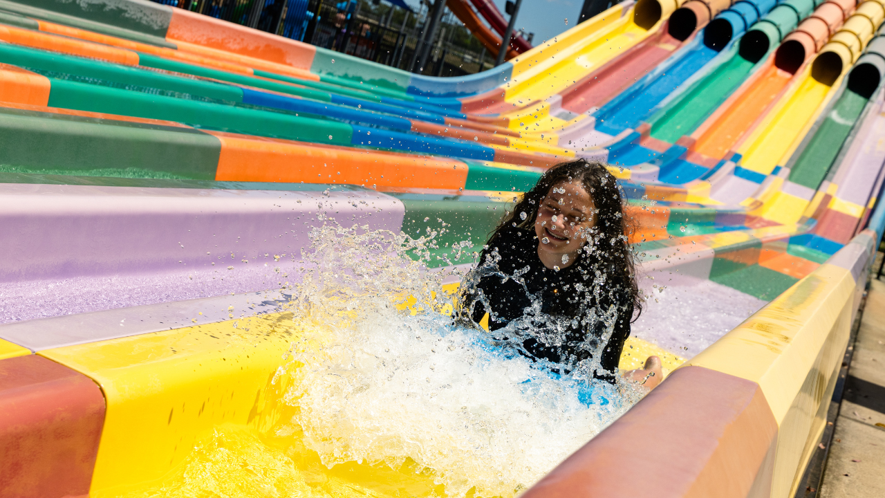 Raging Waters Sydney water slide