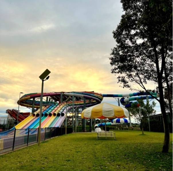 slide at twilight H2Go racers