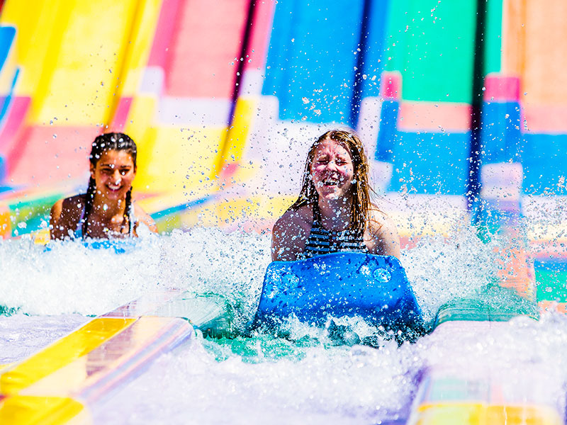 Racers sliding!